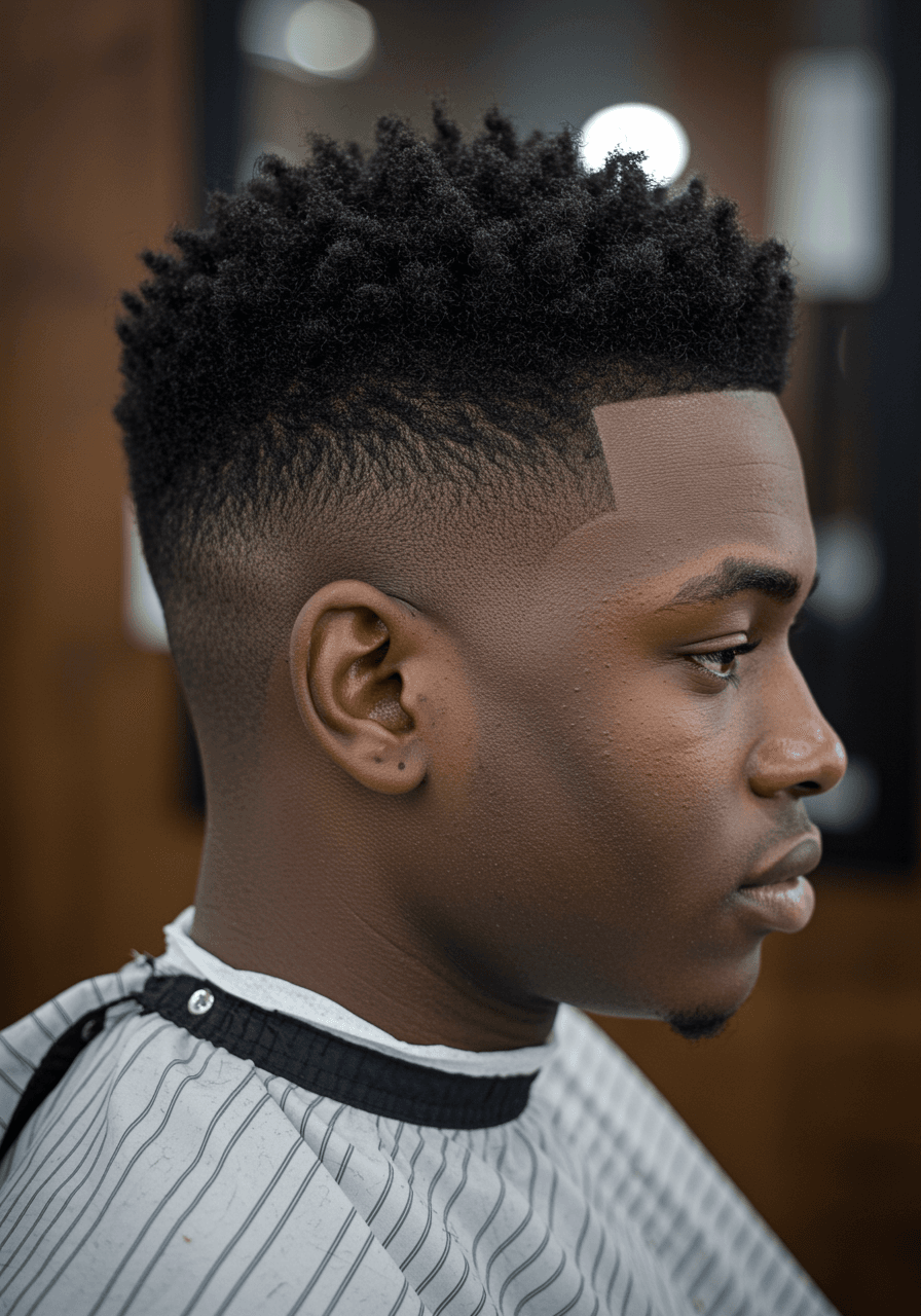 Close-cropped precision with a crisp taper that reads polished from every angle.