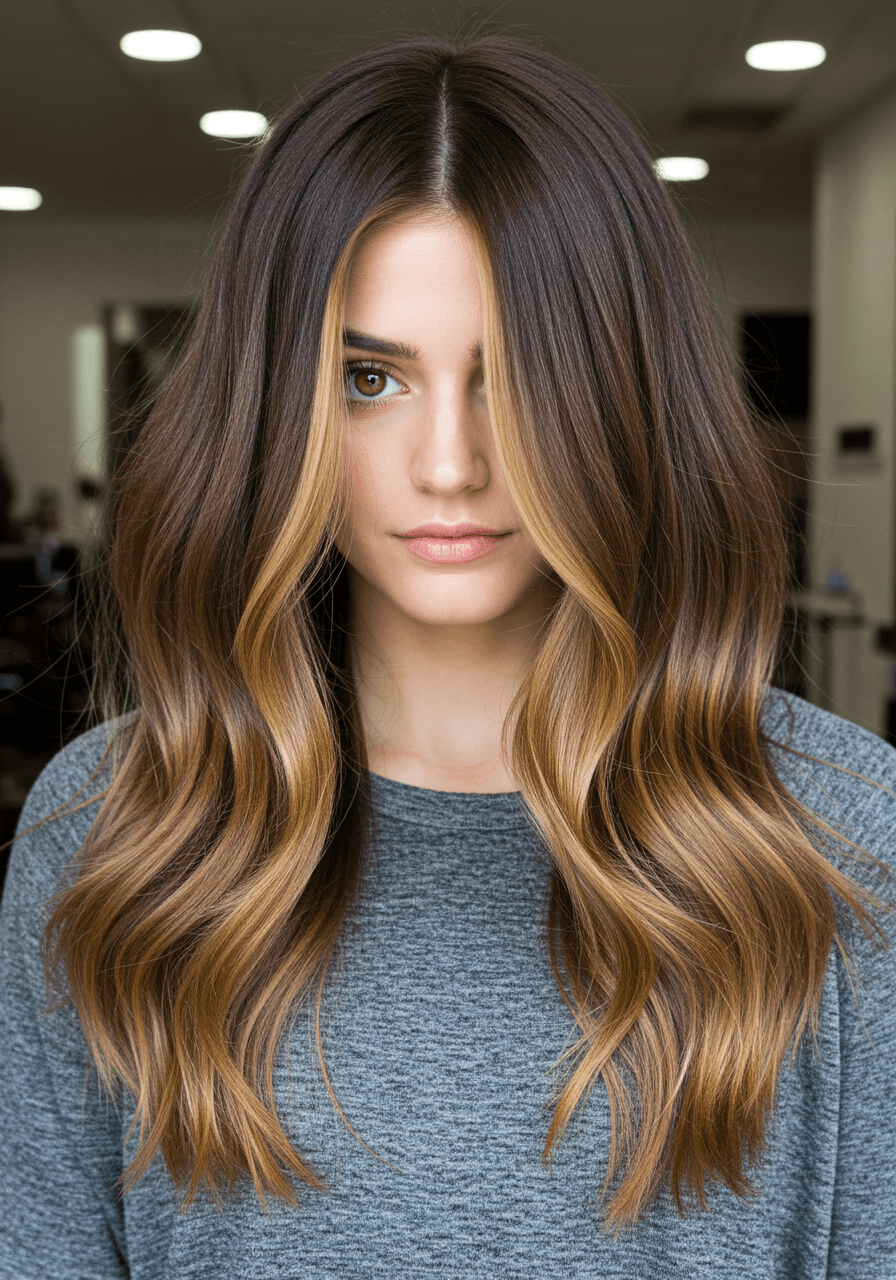 Honey ribbons, soft bend, and a luxury gloss finish that holds in every light.